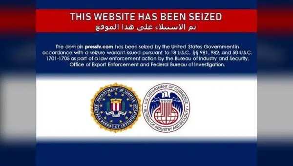 Amerikaanse regering neemt website van Irans PressTV en twee andere in beslag
