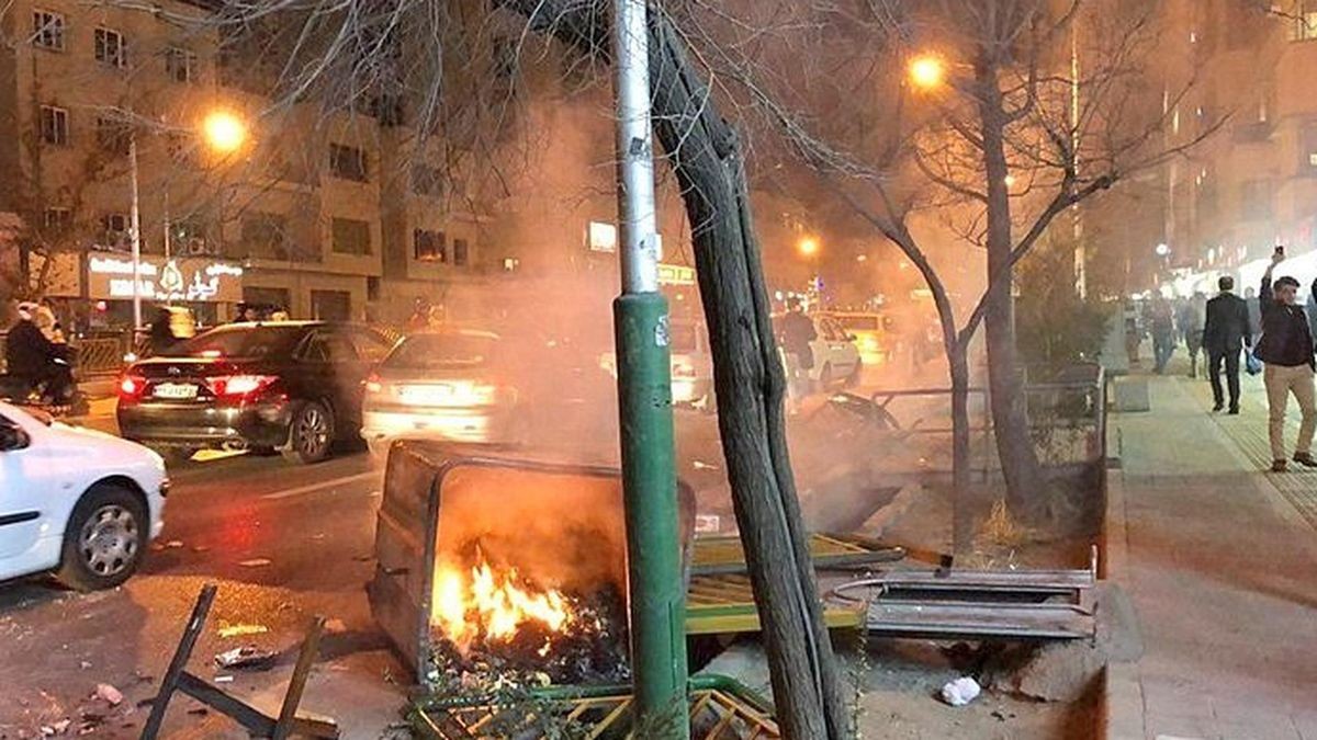 De zgn. vreedzame protesten in Iran